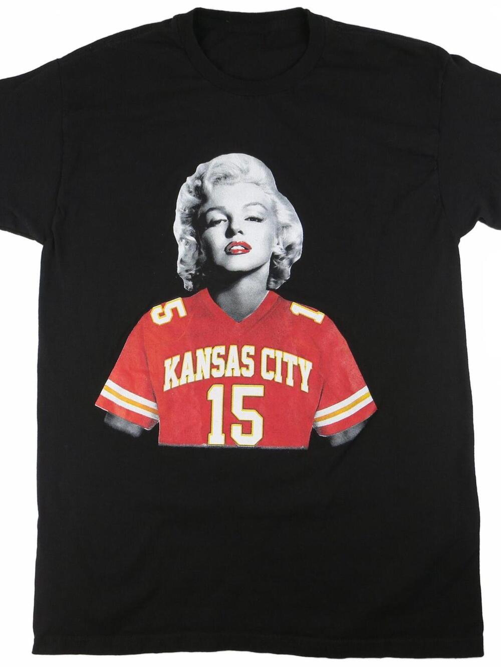 Black Kansas City 15 Marilyn Graphic Short Sleeve T-Shirt